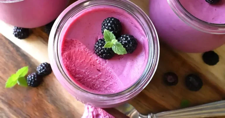 Foto da receita de Mousse de Framboesa Selvagem
