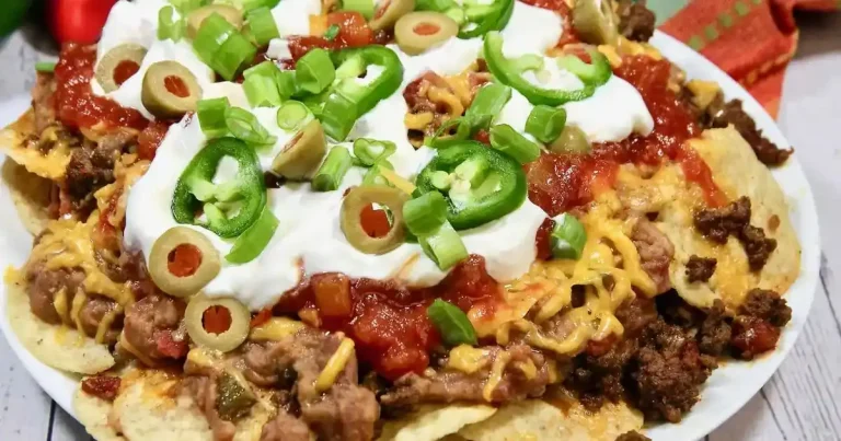 Foto da receita de Nachos de Carne Recheados