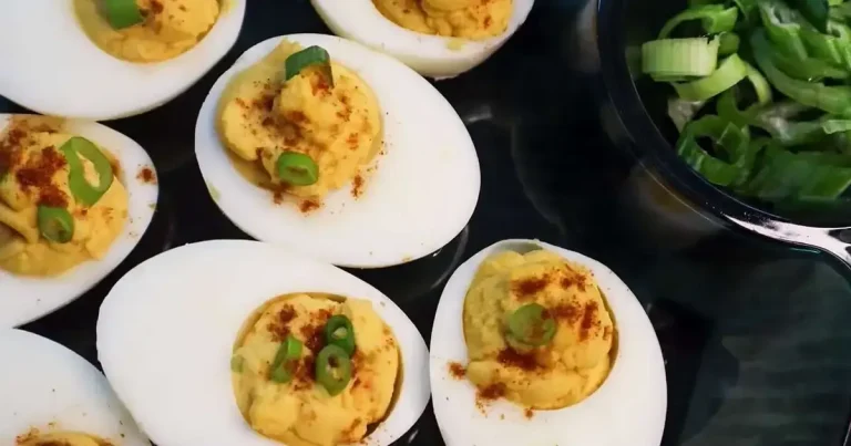 Foto da receita de Ovo Recheado Bang Bang