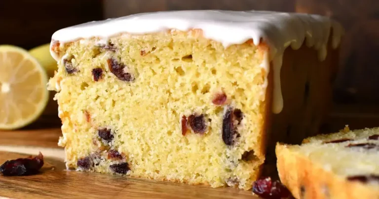 Foto da receita de Pão de Limão com Cranberry