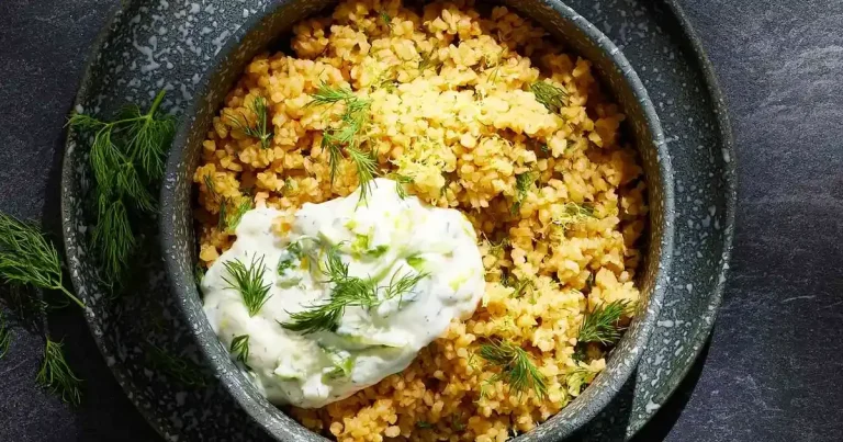 Foto da receita de Pilaf de Bulgur com Limão e Endro