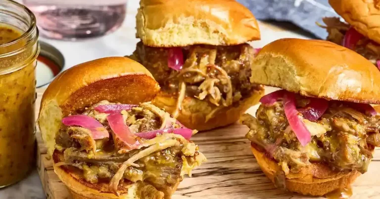 Foto da receita de Porco Desfiado com Mel e Mostarda