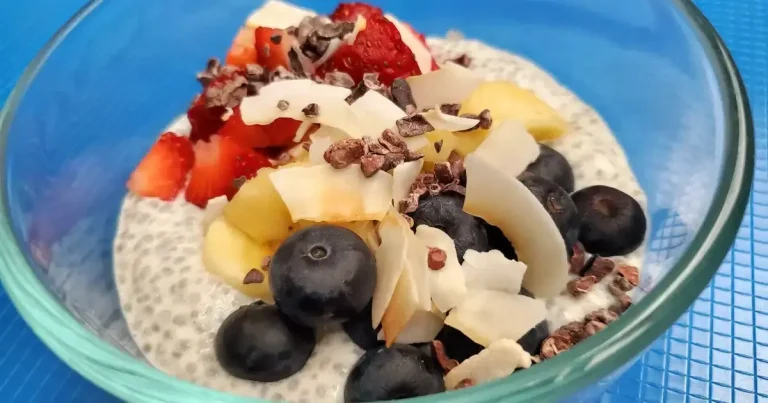 Foto da receita de Pudim de Chia com Banana Split
