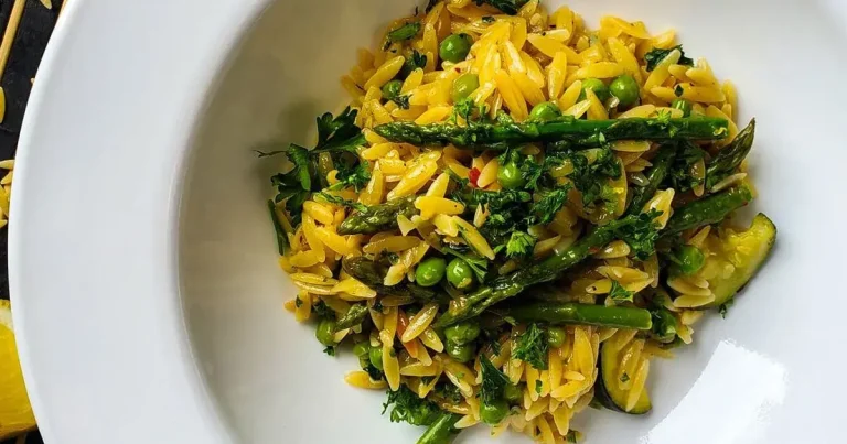 Risoto de Orégano com Abobrinha e Aspargos