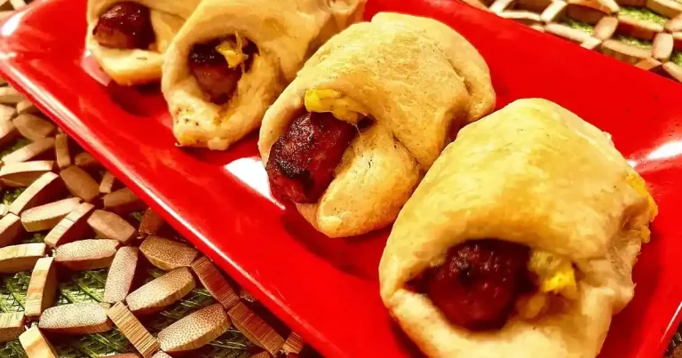 Foto da receita de Rolinho de Salsicha com Ovo em Massa Crescente