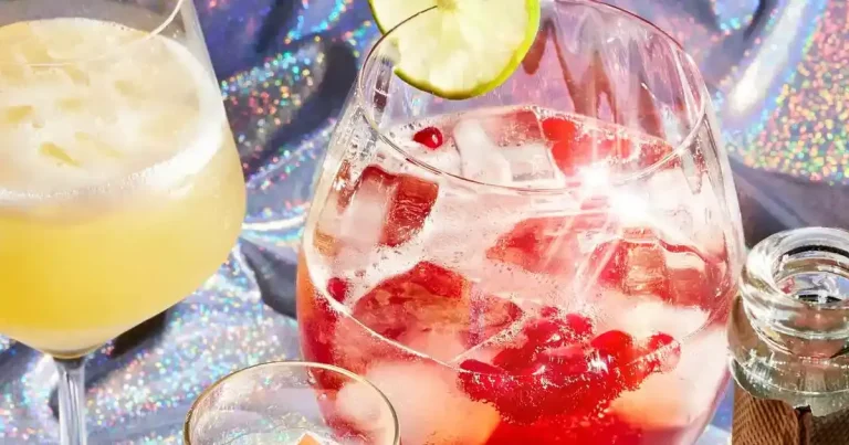 Foto da receita de Rosé Espumante de Romã e Maple