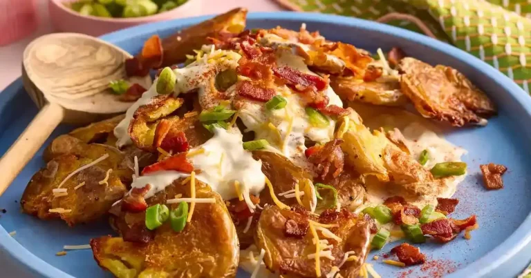 Foto da receita de Salada de Batata Amassada Recheada