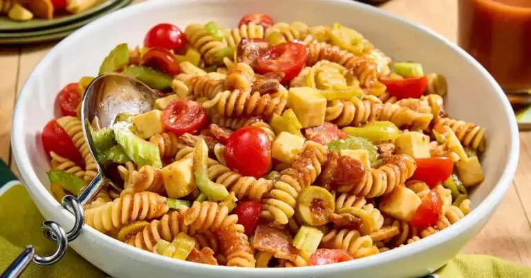 Foto da receita de Salada de Macarrão Bloody Mary
