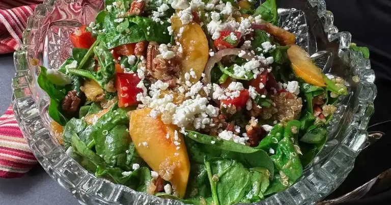 Foto da receita de Salada de Quinoa com Pêssego