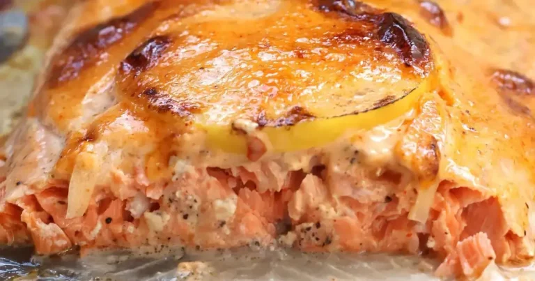 Foto da receita de Salmão Assado com Harissa