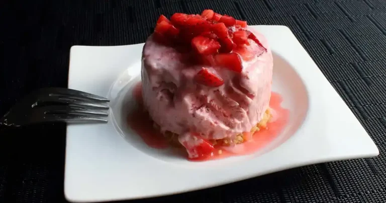 Foto da receita de Semifreddo de Morango
