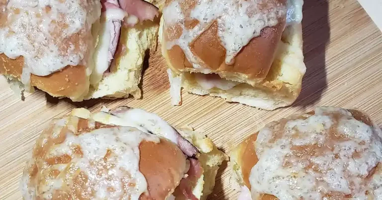 Foto da receita de Sliders de Croque Monsieur