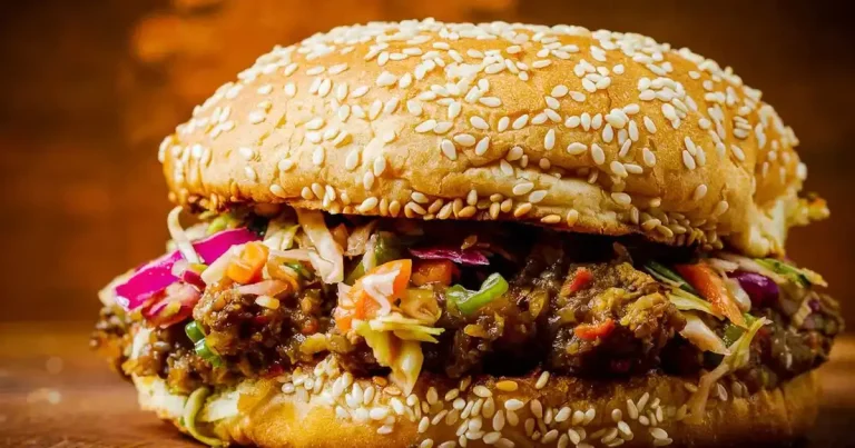 Foto da receita de Sloppy Joes de Porco e Cogumelos com Toque Asiático