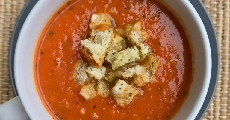 Foto da receita de Sopa Cremosa de Tomate