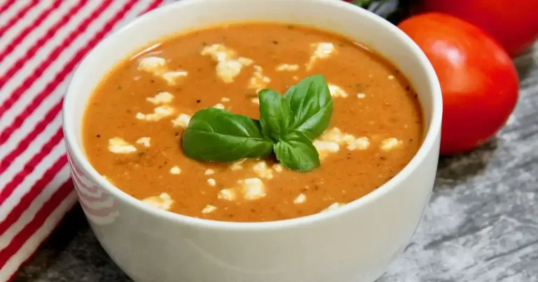 Foto da receita de Sopa de Tomate com Feta