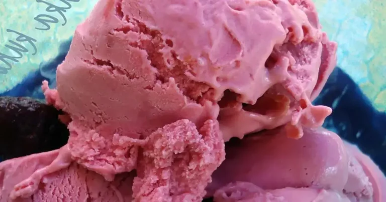 Foto da receita de Sorvete de Framboesa