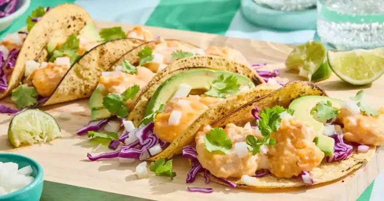 Foto da receita de Tacos de Camarão Bang Bang