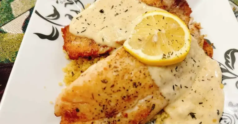 Foto da receita de Tilápia com Molho Cremoso de Limão e Boursin