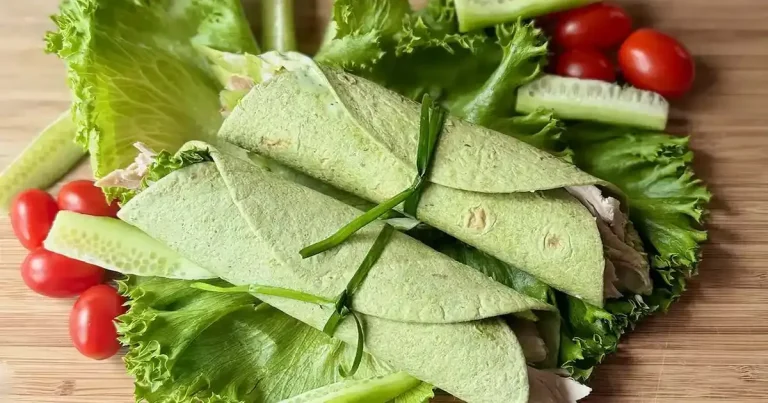 Foto da receita de Wraps de Frango com Molho Verde e Pepino