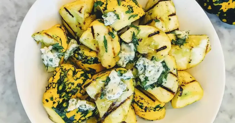 Foto da receita de Abobrinha Pattypan Grelhada com Manteiga de Alho