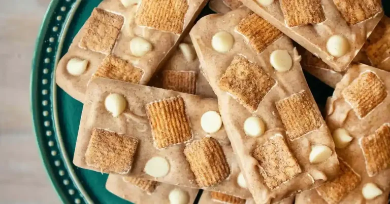 Foto da receita de Barrinhas Crocantes de Canela com Chocolate Branco