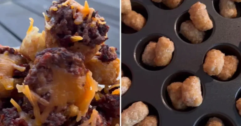 Foto da receita de Bolinhos de Tater Tot com Bacon e Queijo Burger