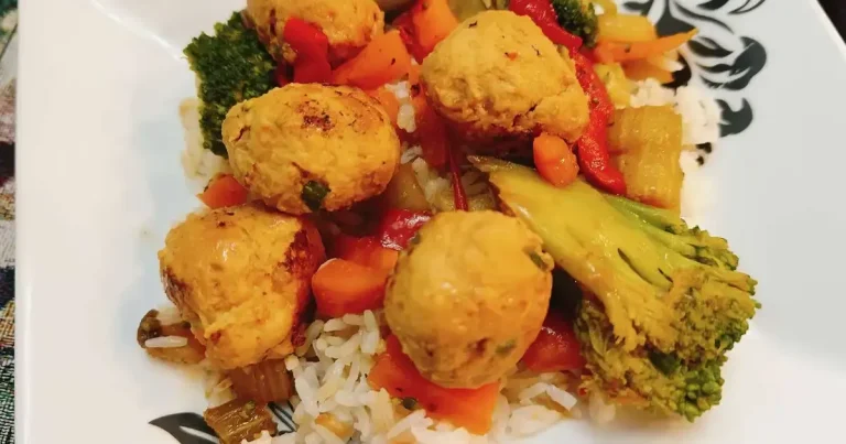 Foto da receita de Bowls de Almôndegas de Frango com Alho e Gengibre