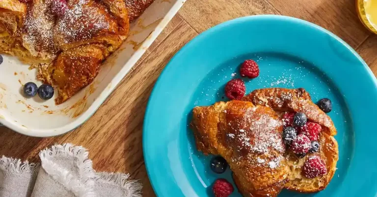 Foto da receita de Caçarola de Rabanada com Croissant
