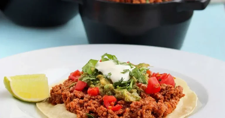 Foto da receita de Carne Moída de Peru para Taco