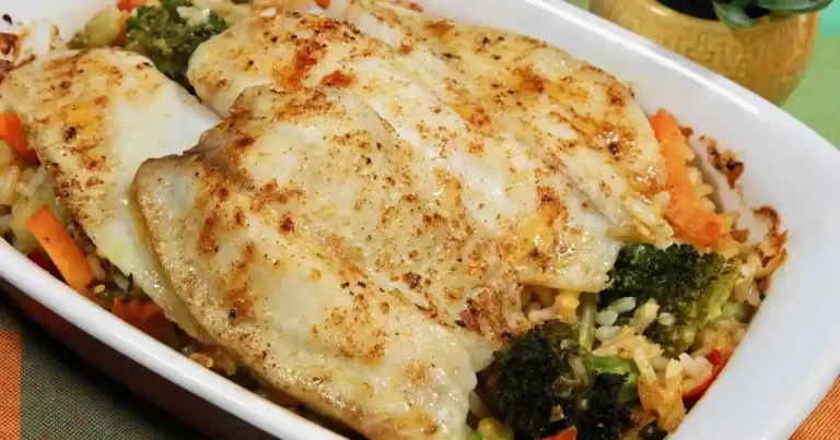 Foto da receita de Casserola de Tilápia Completa