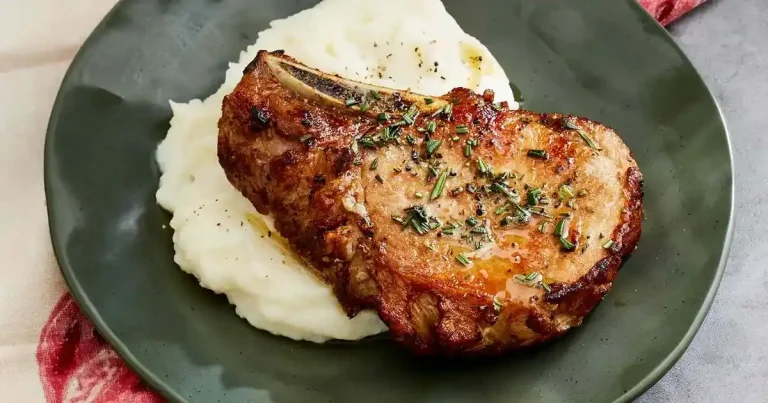 Foto da receita de Costeletas de Porco na Frigideira de Ferro Fundido