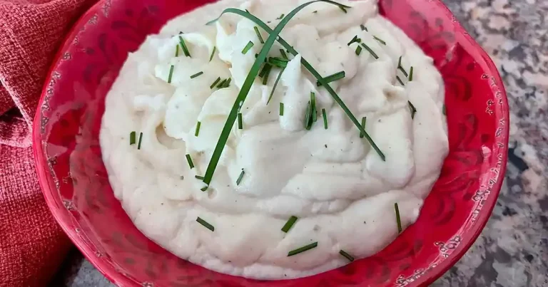 Foto da receita de Couve-flor Amassada com Cream Cheese