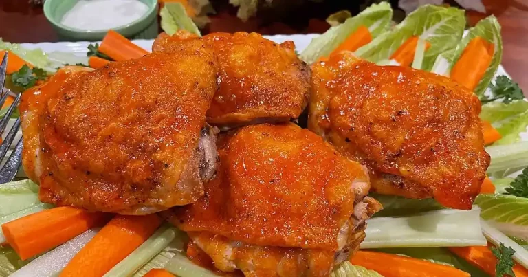 Foto da receita de Coxas de Frango Buffalo Assadas
