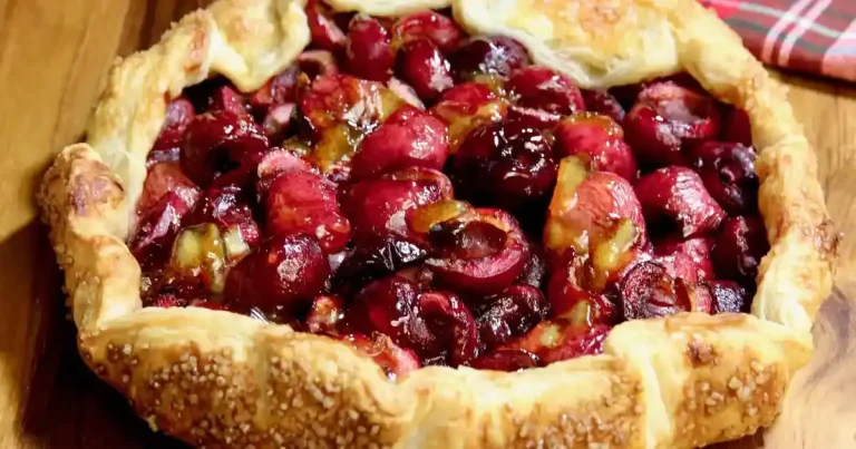 Foto da receita de Crostata de Cereja com Massa Folhada
