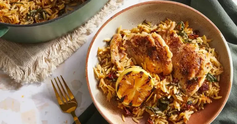 Foto da receita de Frango Assado com Orégano e Espinafre