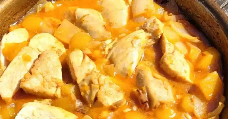 Foto da receita de Frango com Manga e Tequila Picante