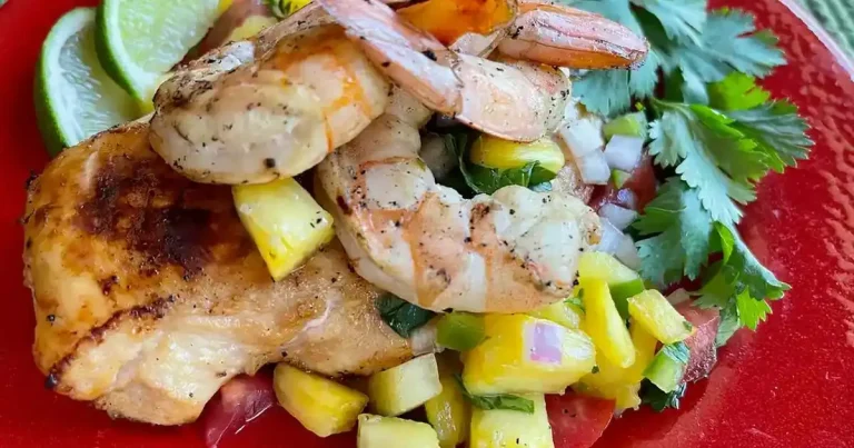 Foto da receita de Frango e Camarão de Key West