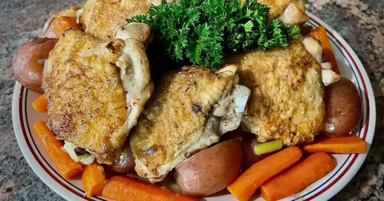 Foto da receita de Frango e Legumes na Panela de Cocção Lenta