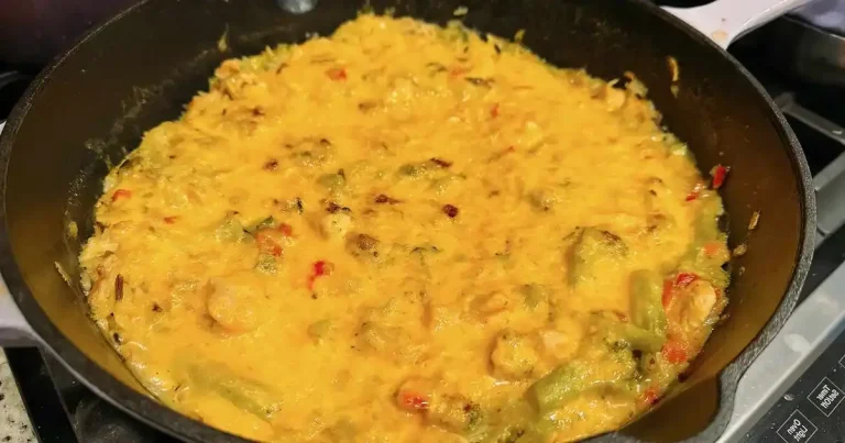 Foto da receita de Frigideira de Frango com Brócolis e Arroz