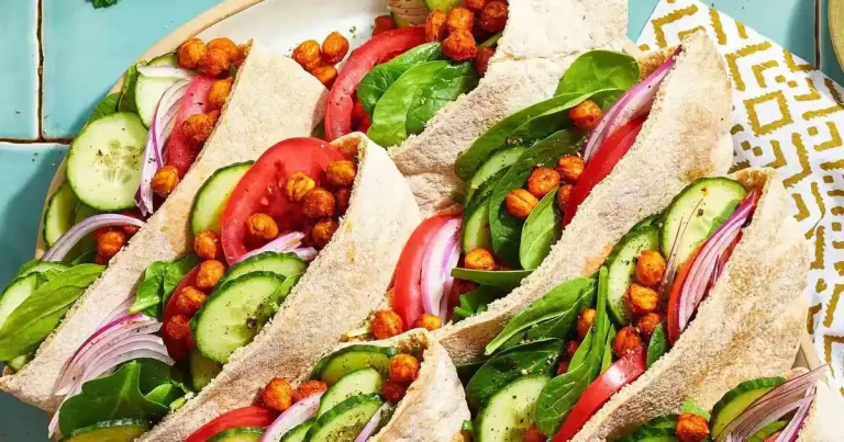 Foto da receita de Gyros de Grão-de-Bico Assado