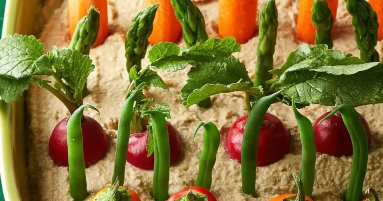 Foto da receita de Hummus de Ervas da Primavera com Legumes