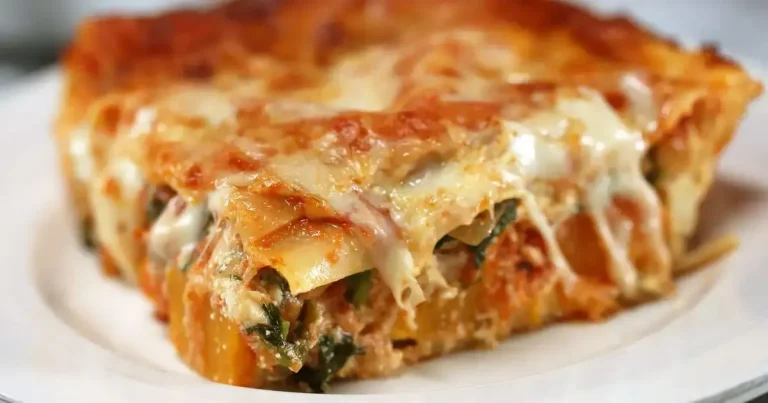 Foto da receita de Lasanha de Abóbora Butternut Assada e Espinafre