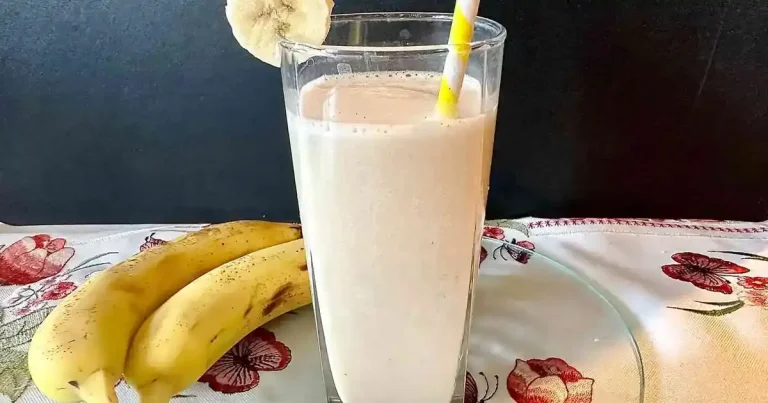 Foto da receita de Leite de Banana Coreano