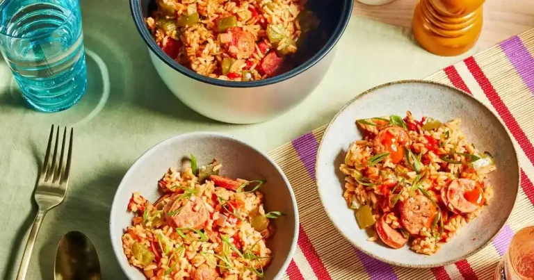 Foto da receita de Linguiça com Pimentões na Panela Elétrica