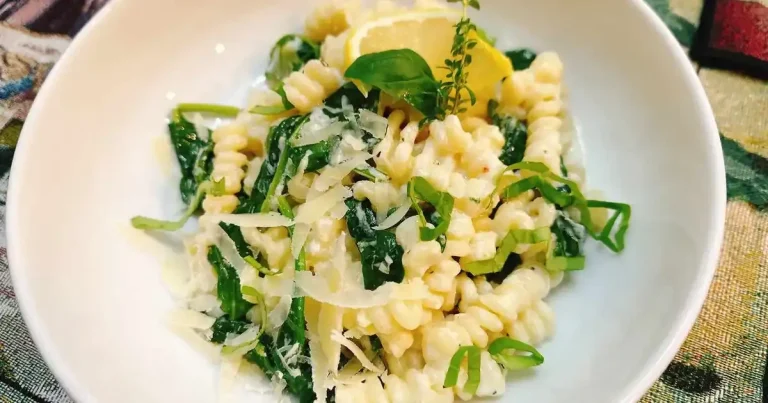 Foto da receita de Massa com Limão, Ricota e Espinafre