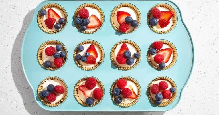 Foto da receita de Mini Cheesecakes Sem Forno