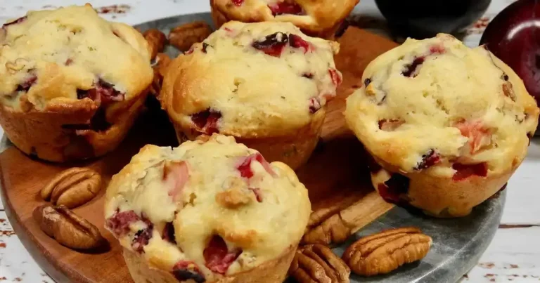 Foto da receita de Muffins de Ameixa e Noz-Pecã