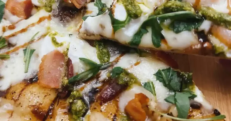 Foto da receita de Pizza de Bacon Grelhado