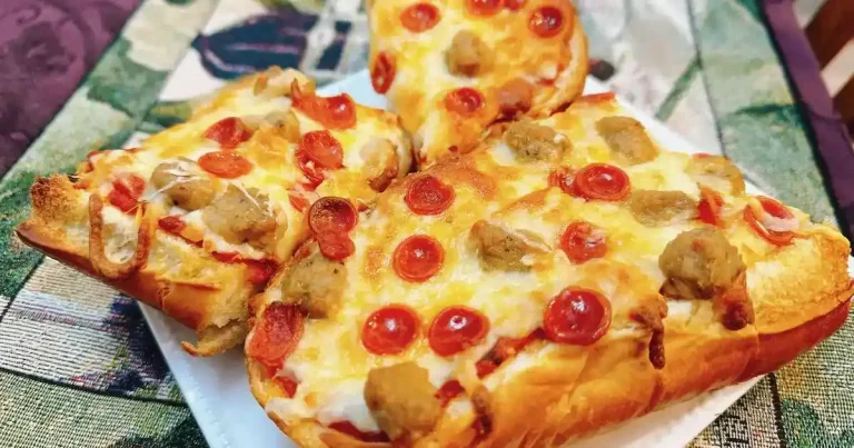 Foto da receita de Pizza de Baguete
