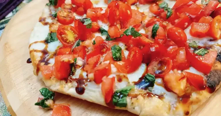 Foto da receita de Pizza de Bruschetta
